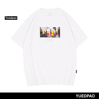 ค่าสัมบูรณ์Yuedpao เสื้อยืด OVERSIZE รับประกันไม่ย้วย 2 ปี เสื้อยืดสีพื้น OVERSIZE_Hualamphong Mix สีขาวถูกสุดๆS-3XL