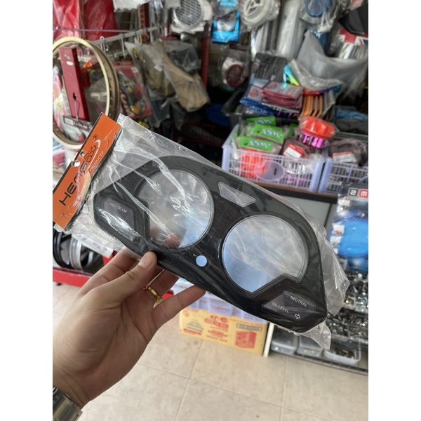 ฝาครอบเรือนไมล์ / กระจกเรือนไมล์ สำหรับรถรุ่น YAMAHA VR-150 สีดำ