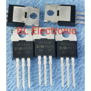 ใหม่แท้ 5ชิ้น irf540 IRF540N  POWER MOSFET N-Channel