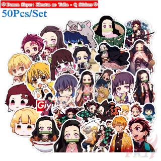 ❉ Demon Slayer: Kimetsu no Yaiba - Series 05 สติ๊กเกอร์ ❉ 50Pcs/Set Anime Mixed Luggage Laptop Skateboard Doodle สติ๊กเกอร์