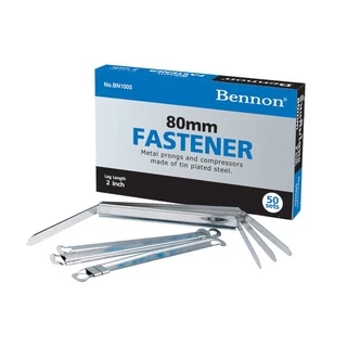ลิ้นแฟ้ม Bennon ลิ้นแฟ้มเหล็ก ลิ้นแฟ้มโลหะสีเงิน ลิ้นแฟ้มพลาสติก No. BN1005 , BN0705 [S24]