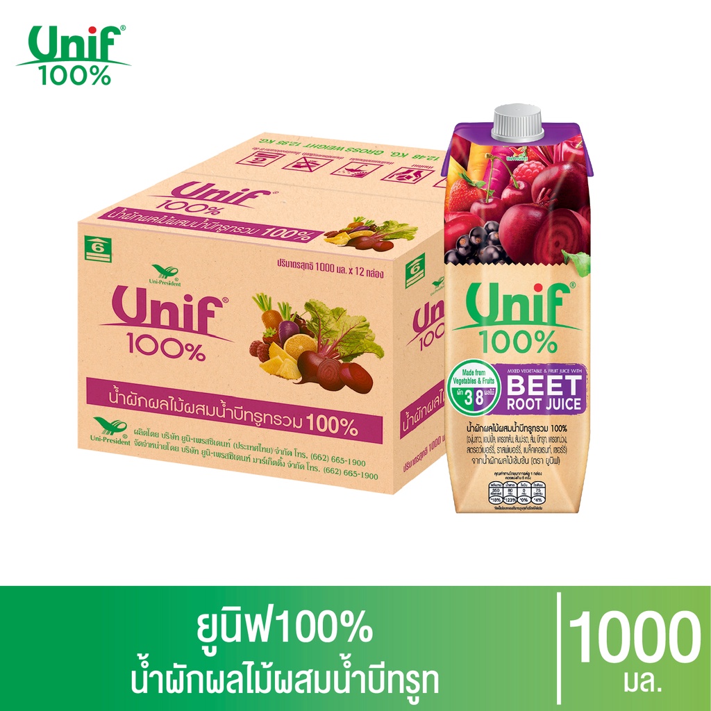 ยกลัง 24 ขวด Unif All You Need ยูนิฟออลยูนีดน้ำผักผลไม้ผสมน้ำมะเขือเทศ ...