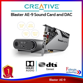 การ์ดเสียง Creative Sound Blaster AE-9 Sound Card and DAC การ์ดเสียงคุณภาพสูง รับประกันศูนย์ไทย 1 ปี