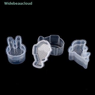 Widebeaucloud 3 ชิ้น / เซต แม่พิมพ์ข้าวปั้น ซูชิม้วน เบนโตะกด แม่พิมพ์ DIY เครื่องมือที่ดี