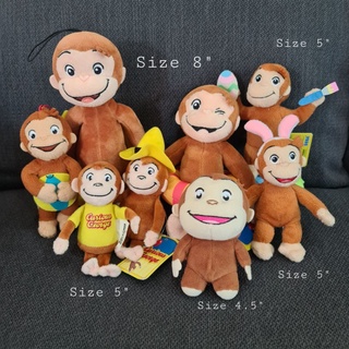 ตุ๊กตา พวงกุญแจ ลิงจอร์จ Curious George ลิขสิทธิ์ญี่ปุ่น