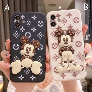 เคสโทรศัพท์  LV เมาส์การ์ตูน แบบนิ่ม TPU  สำหรับ OPPO Realme C25 Realme C20 Realme C21 Realme C21Y Realme8 5G 8 Pro Realme7 Realme 7i Realme 5/5i/6i/C3/5S Realme C12 C11 C15 C17 C25S Narzo 30A Narzo20 Narzo20 Pro C11 2021