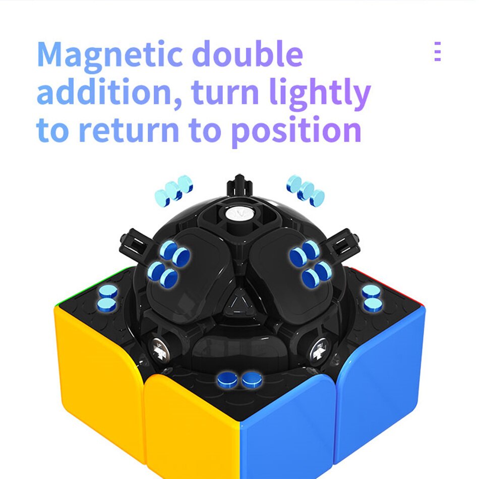 现货Diansheng Solar S2M Solar Plus Magnetic Speed Cube 2x2x2 Magic Cube ...