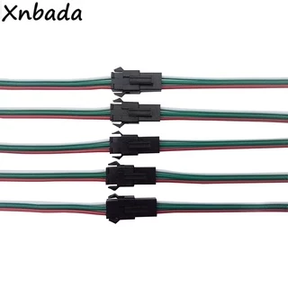 สายเคเบิลเชื่อมต่อ JST 3Pin 3 Pin ตัวผู้ ตัวเมีย สําหรับแถบไฟ LED WS2812B WS2811 WS2812 พิกเซล 10-50 คู่