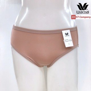 Wacoal Panty ทรง Bikini ขอบเรียบ สีเนื้อเข้ม OB (1 ตัว) รุ่น WU1M01 WU1C34 WQ6M01 กางเกงใน กางเกงในผู้หญิง วาโก้ บิกินี่