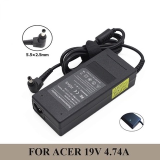 อะแดปเตอร์ชาร์จพาวเวอร์ซัพพลาย 19V 4.74A 90W 5.5x2.5 มม. AC สําหรับแล็ปท็อป ASUS A46C X43B A8J K52 U1 U3 S5 W3 W7 Z3 Toshiba