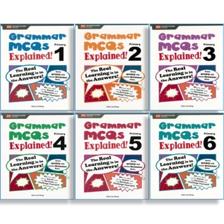 ➕ แบบฝึกหัดเสริมแกรมม่า 📚 Grammar MCQs Explained Primary 1-6  ➡️topical and revision sections