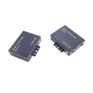 200เมตรHDMI Over IP Extender IRผ่านUTP/STP CAT5e CAT6 Rj45