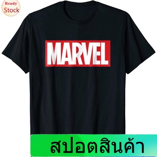 เสื้อยืดยอดนิยม Marvel Classic Bold Logo Graphic T-Shirt Short sleeve T-shirts