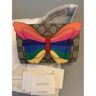 Gucci kid butterfly belt bag