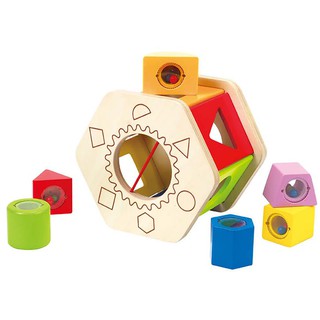 Hape - Shake and Match Shape Sorter บล็อกหยอด เรขาคณิต 12m+