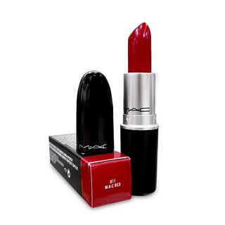 MAC - SATIN LIPSTICK 3g (Colour811 MAC RED/813 MOCHA) - Ship From Hong Kong