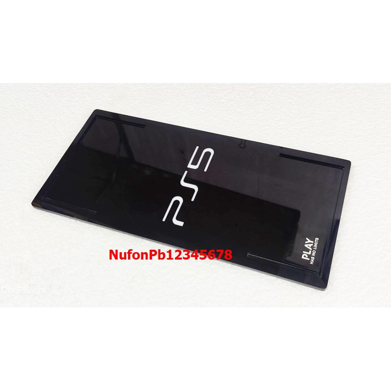 ฐานสีดำ ออฟชั่นเสริม ของกล่องครอบ PS5รุ่นเพรียว