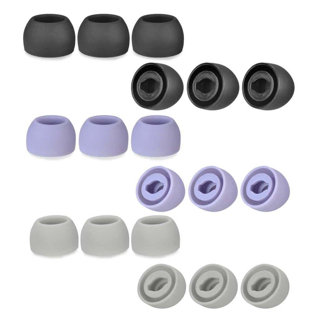จุกหูฟังซิลิโคน แบบยืดหยุ่น แบบเปลี่ยน สําหรับ Samsung Galaxy Buds Pro 1 คู่