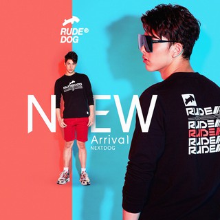 Rudedog เสื้อแขนยาว รุ่น Next dog  มีสกรีนด้านหลัง