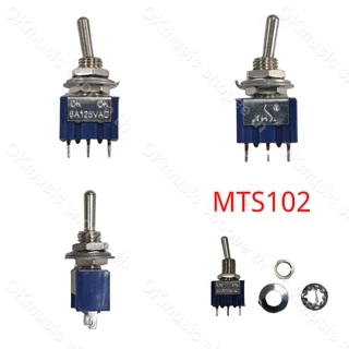 1 ชิ้น สวิทช์สลับ สีส้ม e-ten1021 2-pin on-off 15A 250V / สวิตซ์ mts - 102 spdt 6A 125VAC/3Aa 250VAC