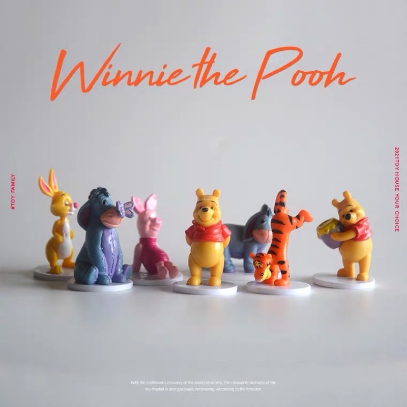 Winnie the Pooh Tigger Piglet Eeyore Office doll Ornamen
