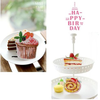 Postcard Happy Birthday Bakery การ์ดเบเกอรี่เค้กวันเกิด