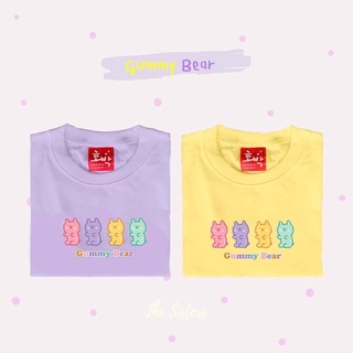 (TheSister) เสื้อยืดสกรีนลาย Gummy Bear #เสื้อยืด #เสื้อยืดราคาถูก #KoreanStyle #Bear