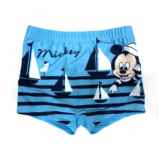 สินค้าพร้อมส่ง 🔥 เด็กชายว่ายน้ำลำต้น Boys Cartoon Swimming Shorts-Mickey Mouse ZW23