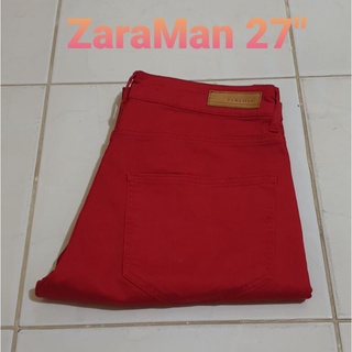 ยีนส์ใหม่ ยี่ห้อ zaraman เอว 27 นิ้ว