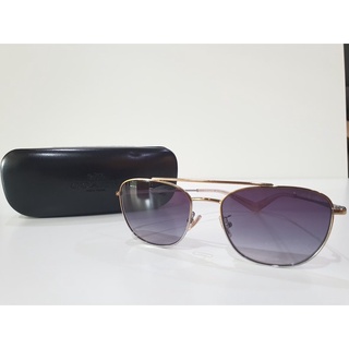 แว่นกันแดด Coach Sunglasses HC7107 Smoke Blue Pink Gradient Lens 55mm.