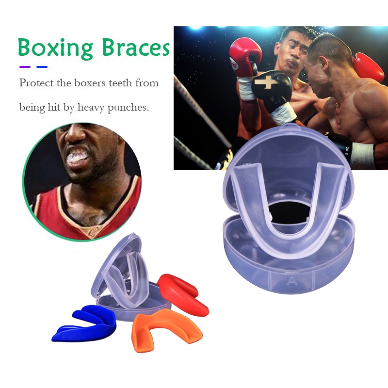 ฟันยาง ยางกันฟันนักมวย ฟันยางซิลิโคน ยางครอบฟัน ยางกัดฟัน พร้อมกล่อง ใช้ได้เด็กผู้ใหญ่นักกีฬา/นักมวย - รูปที่ 3