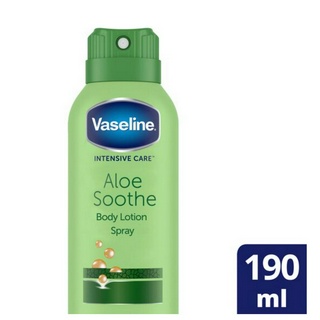 [UK Vaseline] Vaseline Intensive Care Aloe Soothe Spray Moisturiser 190ml