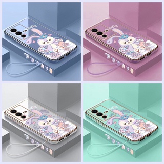 เคส Realme 5 5i 5s 6i 7i Realme 7 8 5G C12 C15 C25 C11 2021 C20 C17 เคส กระต่ายน่ารัก โทรศัพท์มือถือ