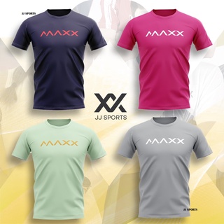 เสื้อกีฬาแบดมินตัน Maxx Plain Tee Series (4 สี)