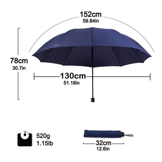 ร่มกอล์ฟพับได้ ป้องกันแสง UV กันแดด กันฝน ร่มพับ ร่มใหญ่ ร่มยักษ์ ร่มกอล์ฟ Golf Umbrella