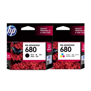 โปรโมชั่น : HP 680 Ink Black  Tri-Color หมึกพิมพ์ SP2-1607SP2-1754