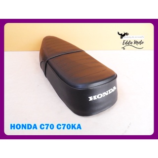 HONDA C70 C70KA "BLACK" DOUBLE COMPLETE SEAT  // เบาะ เบาะมอเตอร์ไซค์ สีดำ งานสวย สินค้าคุณภาพดี