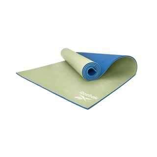 Reebok เสื่อโยคะขนาด - 6 มม. แบบสองด้าน (สีน้ำเงิน/เขียว) (Double Sided 6mm Yoga Mat - Blue/Green)