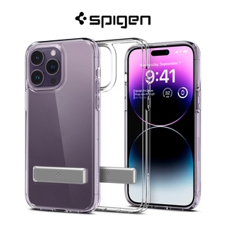 Spigen iPhone 14 Pro Max เคส 6.7 นิ้ว อัลตร้าไฮบริด S เคสในตัว ขาตั้ง ป้องกันการตก การออกแบบที่บางเฉียบ