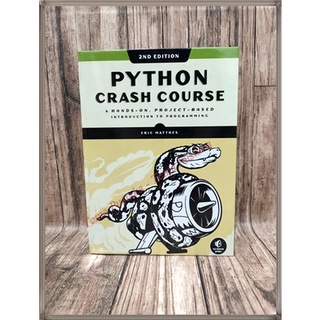 หนังสือ Python Crash Course รุ่น 2 โดย Eric Matthes - ภาษาอังกฤษ