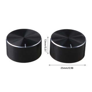 Jn ลูกบิดโพเทนชิโอมิเตอร์ แกน D ขนาด 25x13 มม. สําหรับเครื่องขยายเสียงลําโพง HiFi 2 ชิ้น