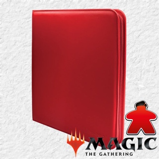 PRO-Binder Vivid Red 12-Pocket Zippered