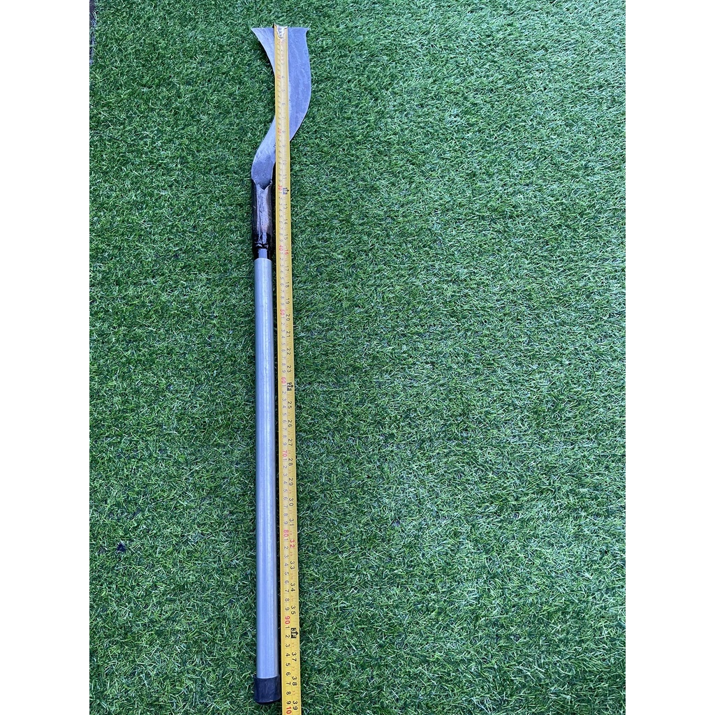 มีดพร้า มีดฟันต้นไม้ ผลิตจากเหล็กหนา คุณภาพดี มีดถางดายหญ้า มีดหวดโค้งปลายตัด - รูปที่ 4