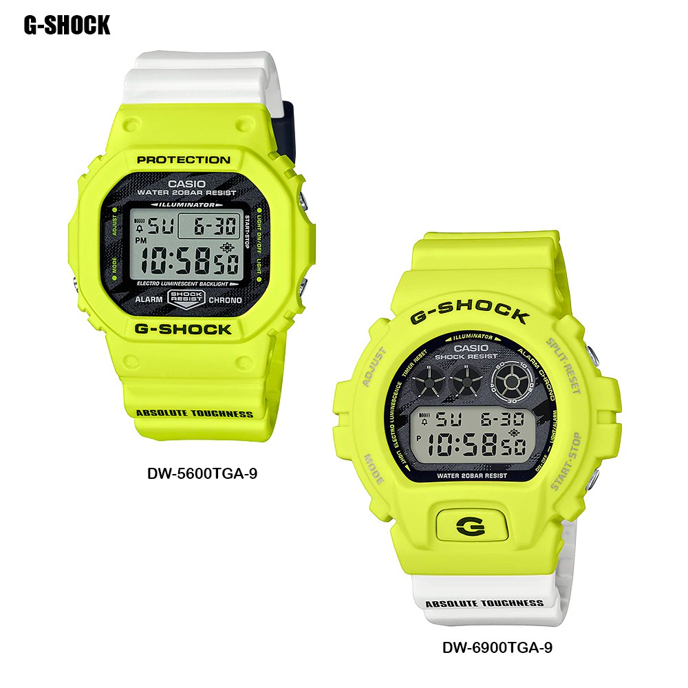 นาฬิกาข้อมือ Casio G-shock Digital รุ่น DW-5600 DW-6900 DW-5600TGA-9 DW-6900TGA-9