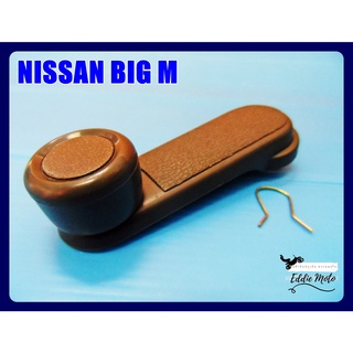 NISSAN BIG-M WINDSHIELD HANDLE "BLACK" SET LH&amp;RH (1 PC.)  // มือหมุนกระจก สีดำ (1 อัน) ใช้ได้ทั้งซ้ายและขวา อย่างดี