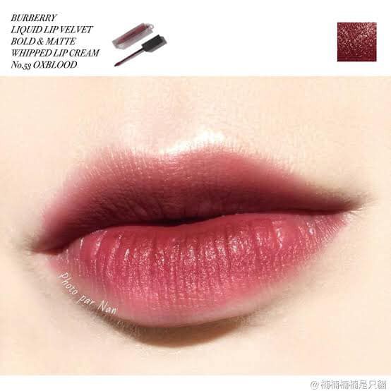burberry lip velvet crush oxblood