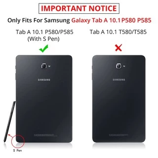 เคส Samsung Galaxy Tab A6 with s pen 10.1" (2016) /P580/P585 SM-P585Y รุ่นมีปากกา หมุน360 องศา กันกระแทก