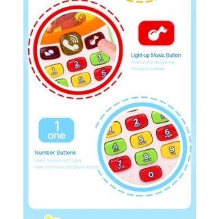 VTech Orange Color Little Smartphone Baby Phone Toys Early Learning ของเล่นโทรศัพท์ สำหรับเด็ก สีส้ม 80-138100