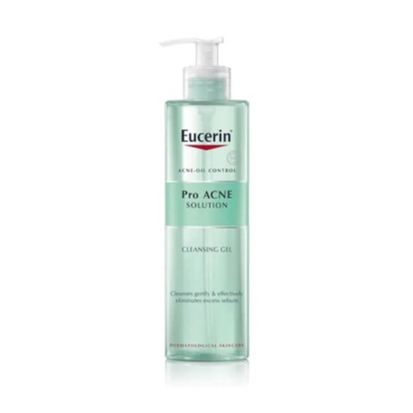 เจลล้างหน้าสูตรสิว | Eucerin ProACNE Solution Cleansing Gel 400ml | ยูเซอริน โปรแอคเน่ โซลูชั่น คลีนซิ่ง เจล 400มล. [PA]