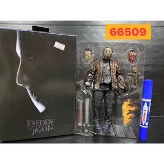 chamaa โมเดลแอคชั่นฟิกเกอร์ NECA Freddy Vs Jason Ultimate Jason Voorhees 7